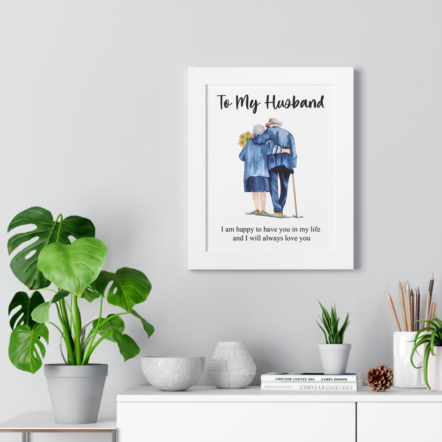 Framed Vertical Poster