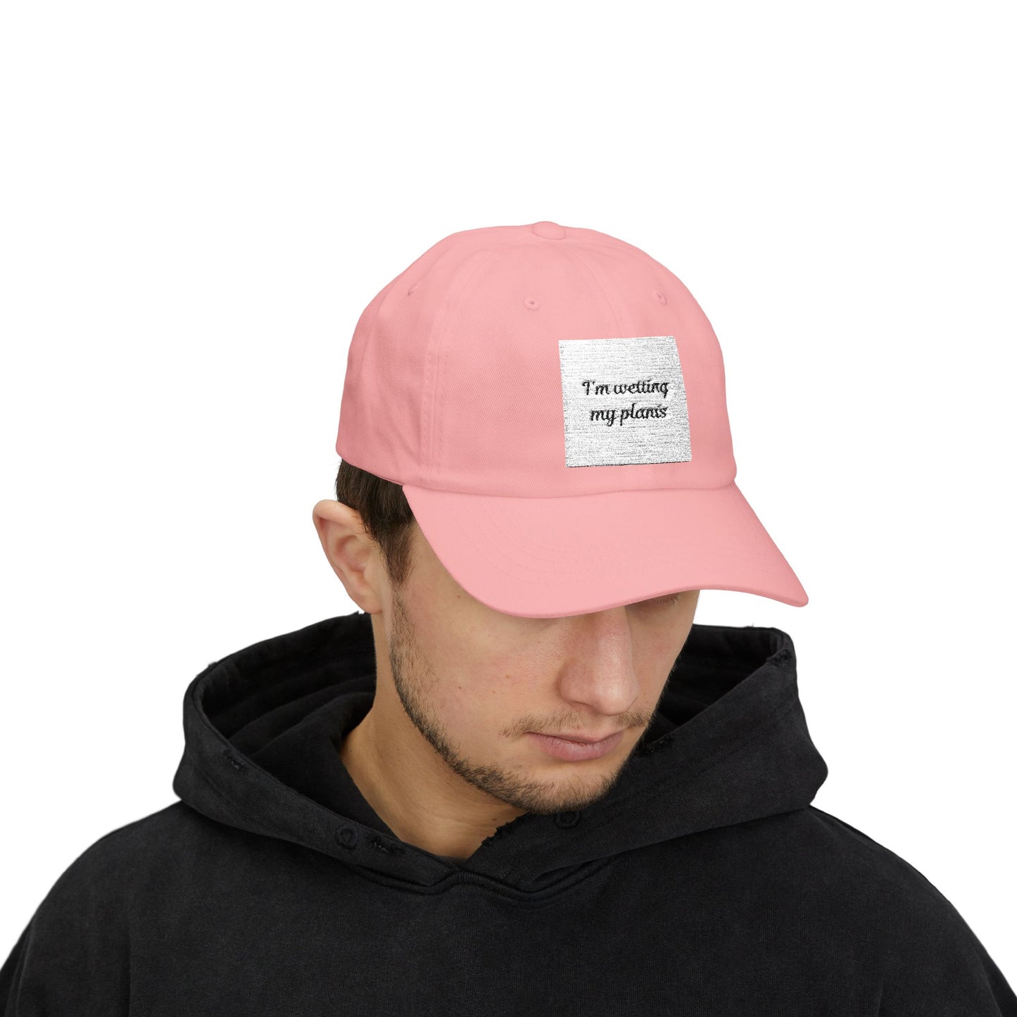 White Dad Cap - I’m watering my plants, Gardening Gift, Plant Lover Hat, Indoor Gardening Accessory, Funny Dad Hat, Nature Lover Apparel