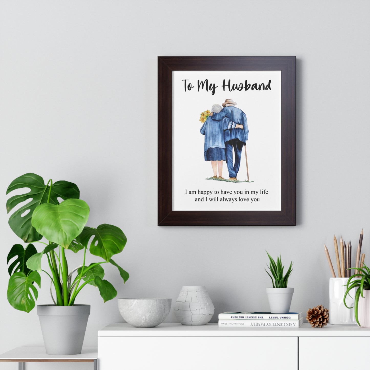 Framed Vertical Poster