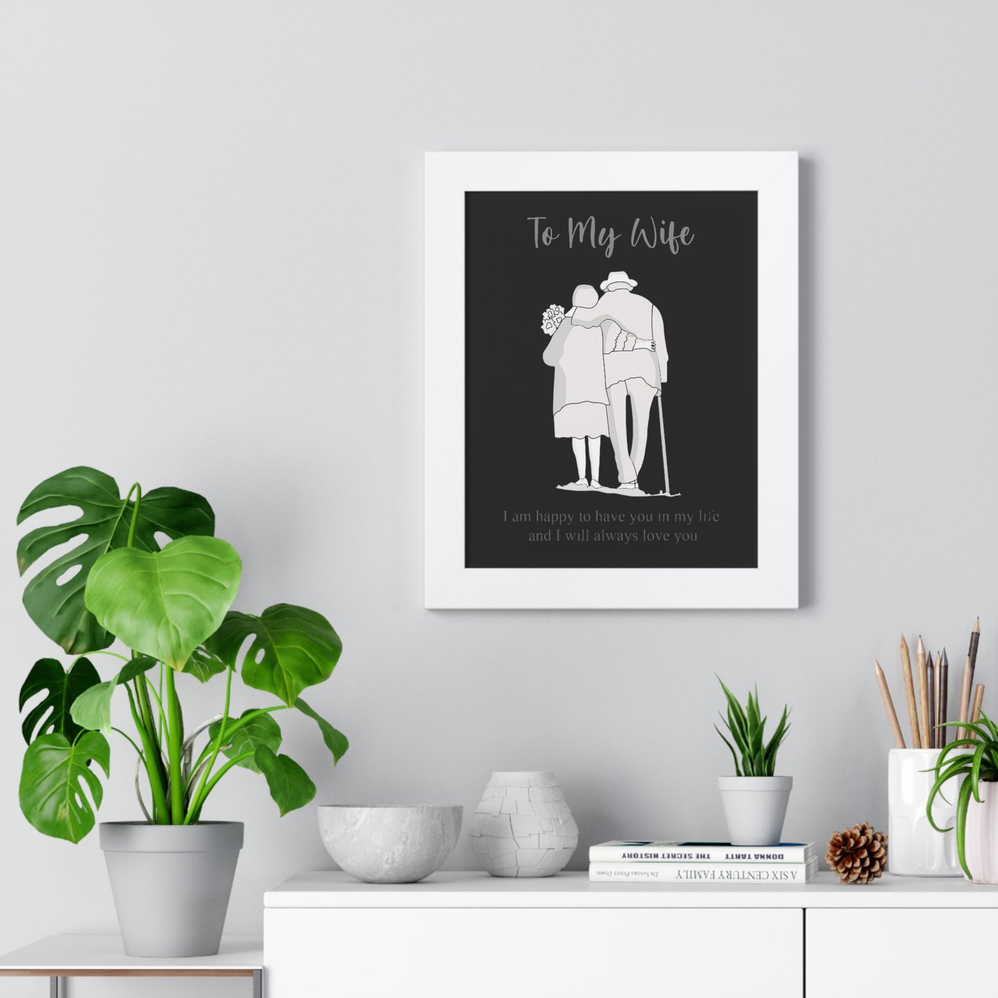 Gift for Wife - Framed Vertical Poster