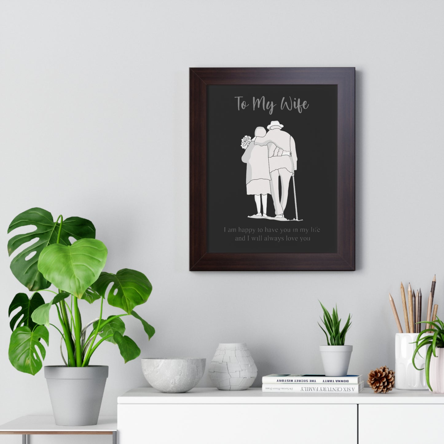 Gift for Wife - Framed Vertical Poster